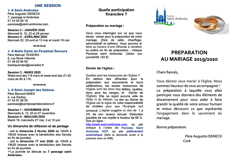 tract préparation au mariage