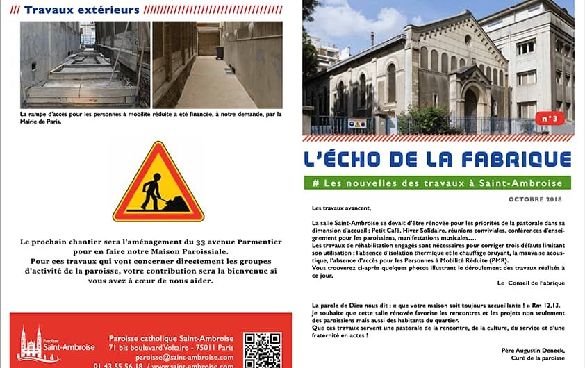 Échos de la Fabrique n° 3