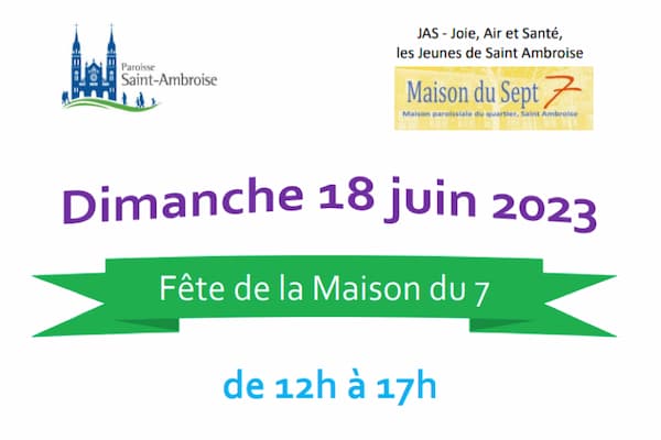 Fête de la Maison du Sept - Tract 2023