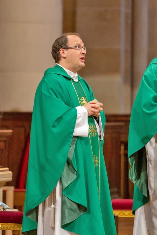 Père Baptiste Milani - Chasuble verte