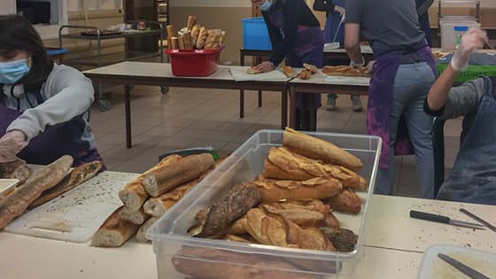 Repas sœurs de mère Teresa à Paris