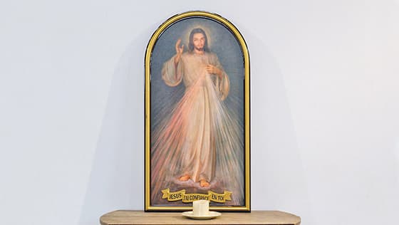 Christ Miséricorde, tableau, Jésus j'ai confiance en Toi - Prière