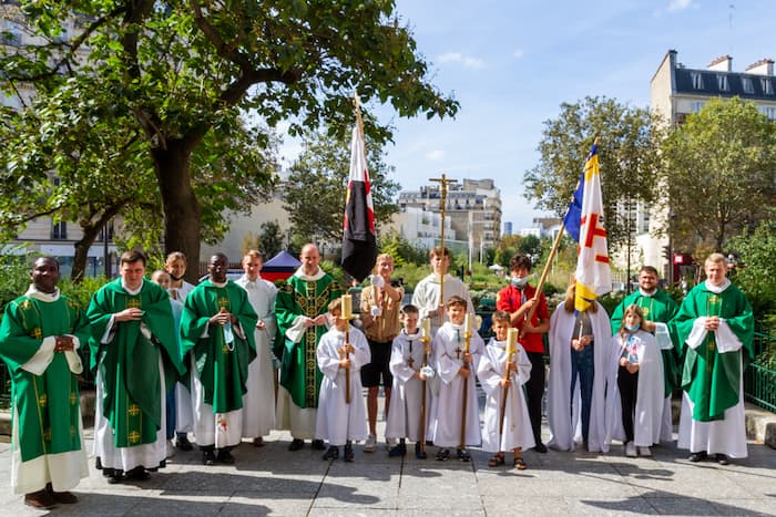 Rentrée paroissiale, prêtres