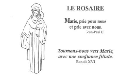 rosaire des adultes avec Marie
