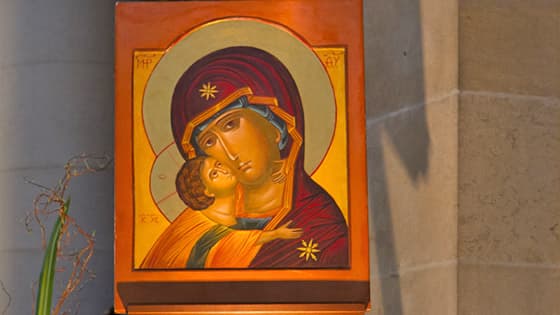 Vierge Marie et l'enfant Jésus de Saint-Ambroise