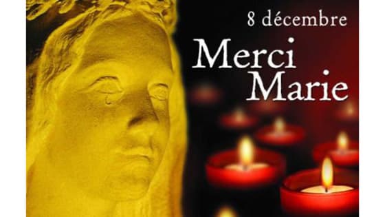 Des bougies pour célébrer la sainte Vierge