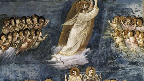 Tableau sur L'Ascension de Jésus
