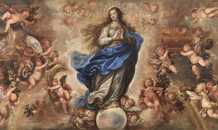 Peinture sur la Fête de l'Immaculée Conception de la Vierge Marie