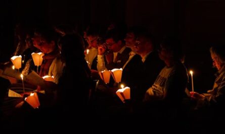 Photo de la Vigile de la résurrection à Saint-Ambroise