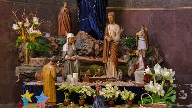 Photo de la crèche de Noël de Saint-Ambroise