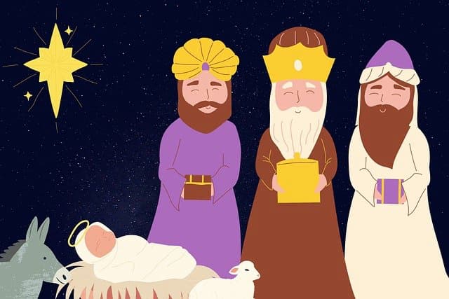 Epiphanie Hommage de trois mages