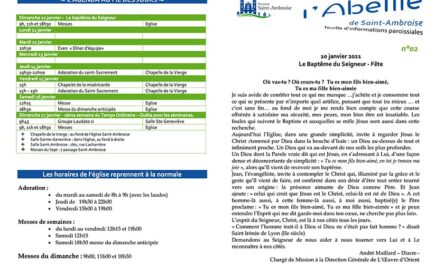 Feuille paroissiale n° 02 du 10 janvier 2021
