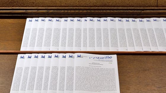 Feuille paroissiale de Saint Ambroise