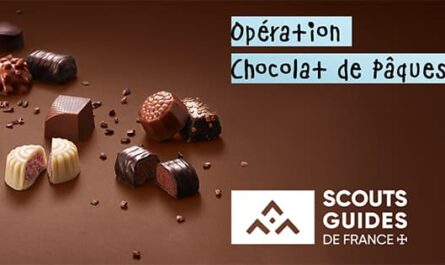 Vente de chocolats pour aider les Scouts et Guides de France de Saint-Ambroise