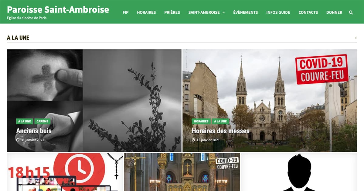 Paroisse SaintAmbroise Église du diocèse de Paris