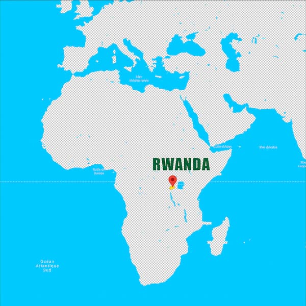 Carte Rwanda