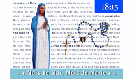 chapelet animé 2021 de Saint Ambroise sur zoom