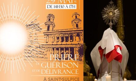 Affiche prière de guérison et de délivrance