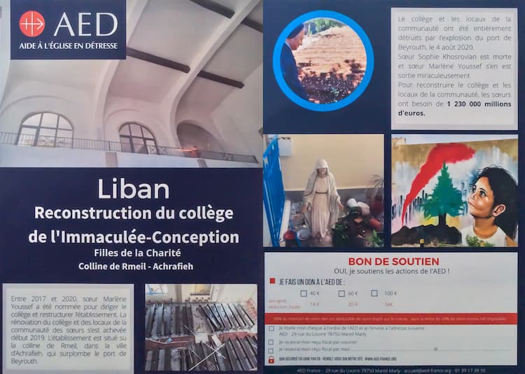 AED tract Liban