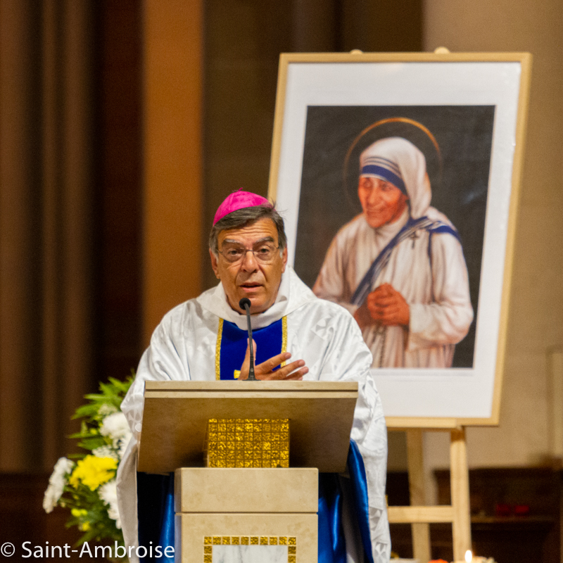 Messe de Sainte Teresa de Calcutta avec Mgr Michel Aupetit