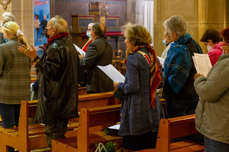 Jerzy Popieluszko Messe anniversaire Chant