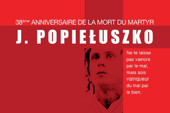 Jerzy Popieluszko Messe 2022 tract