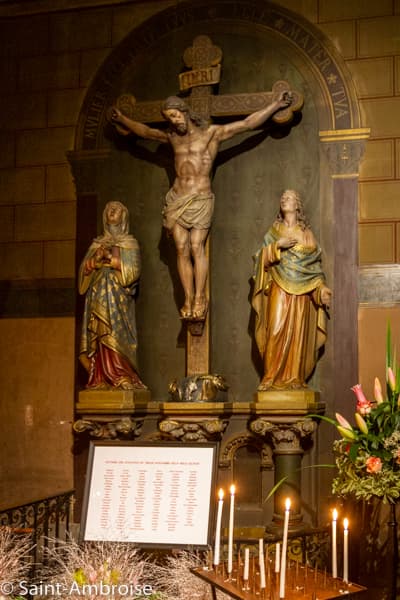 Hommage aux victimes des attentats du 13 novembre à Saint Ambroise - Chapelle du Calvaire