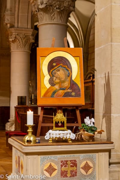 Vierge Marie et l'enfant Jésus de Saint-Ambroise