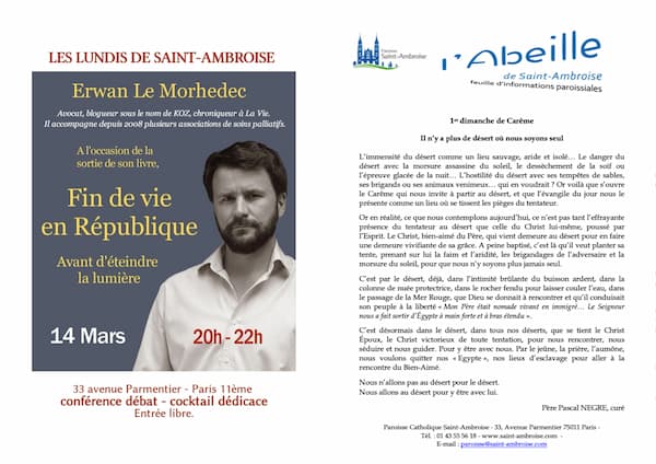 Feuille paroissiale n° 15 du 6 mars 2022