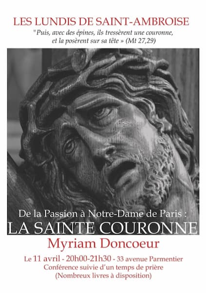 lundi de Saint Ambroise, affiche rencontre avec Myriam Doncoeur