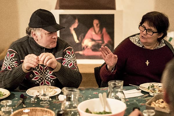 Hiver solidaire à Saint Ambroise lors d'un repas
