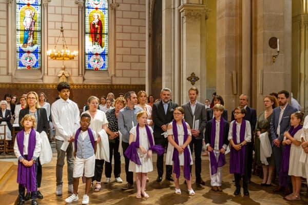 Baptêmes 2022 Saint Ambroise, catéchumènes