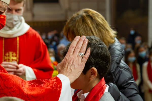 confirmation des-jeunes 2022 - Mgr Philippe Marsset