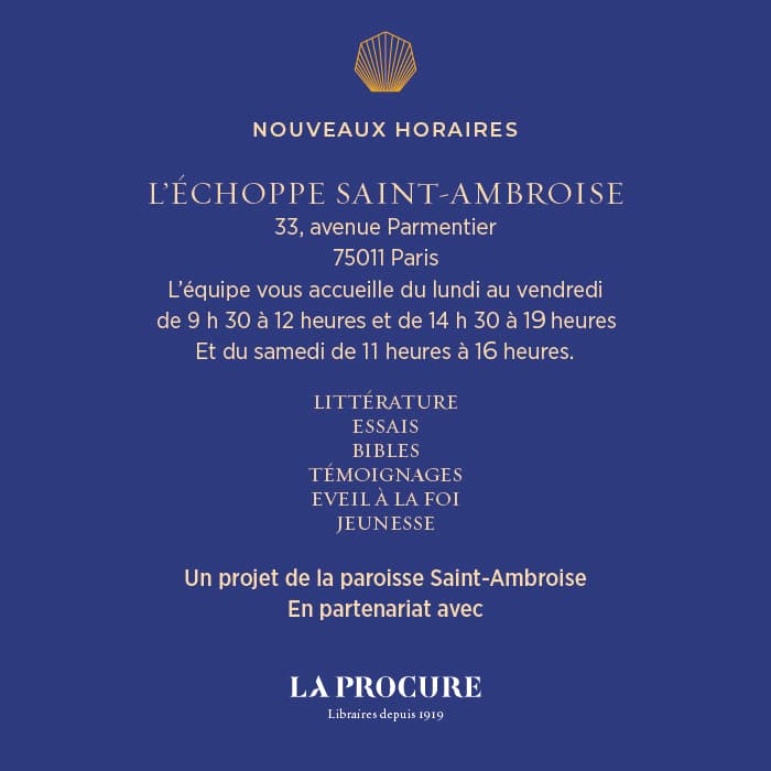Echoppe Saint Ambroise Affiche 2022 horaires