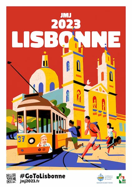 affiche JMJ Lisbonne 2023