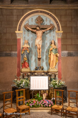 Hommage aux victimes des attentats du 13 novembre à Saint Ambroise - Chapelle du Calvaire