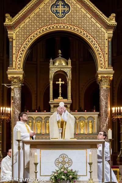 messe solennelle Saint Ambroise, 7 décembre