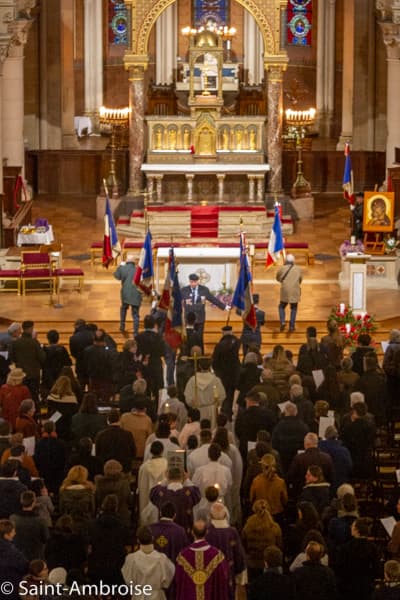 messe pour les morts pour la France à Saint Ambroise