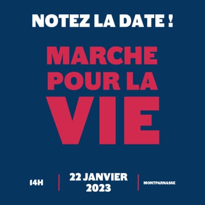 Visuel marche pour la vie 2023