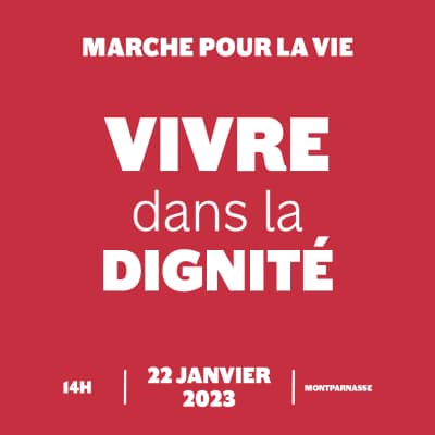 Visuel marche pour la vie 2023