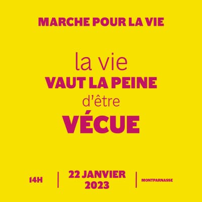 Visuel marche pour la vie 2023