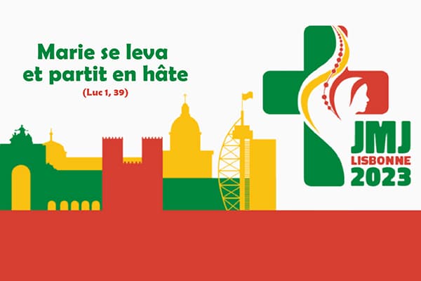 JMJ 2023 Lisbonne bannière
