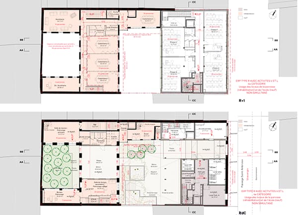 Échos de la Fabrique - Maison du 7 - Plan