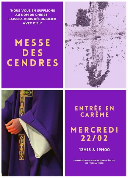 Messe des Cendres - Carême