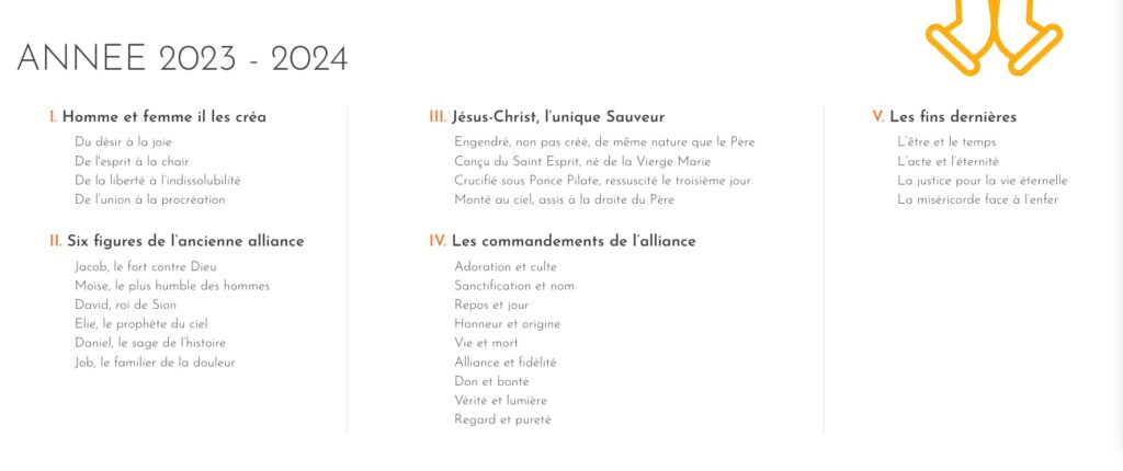 Even 2023-24024 programme Paris
