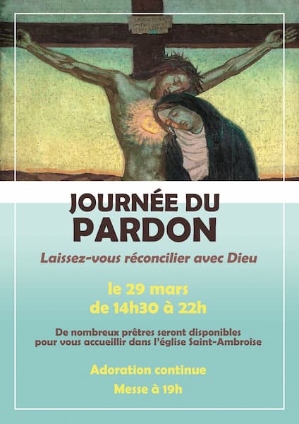 Journée du pardon 2023 à Saint Ambroise - affiche