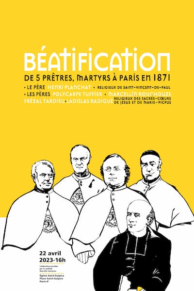 Visuel pour Béatification de 5 prêtres, martyrs à Paris