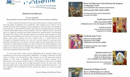 Fip 13 du 2 avril 2023 - Rameaux - Tract