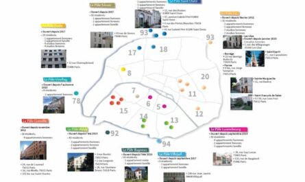 L'association pour l'amitié, carte des appartements