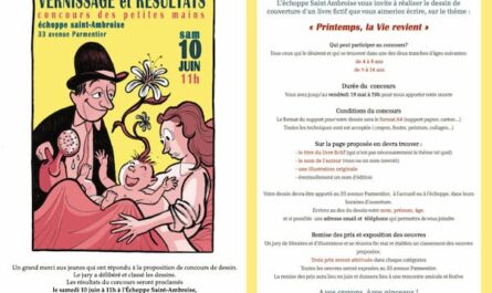 Vernissage et des résultats du concours dessin à Saint Ambroise